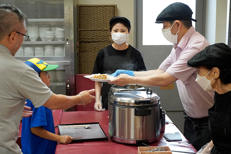 子ども食堂開催の様子